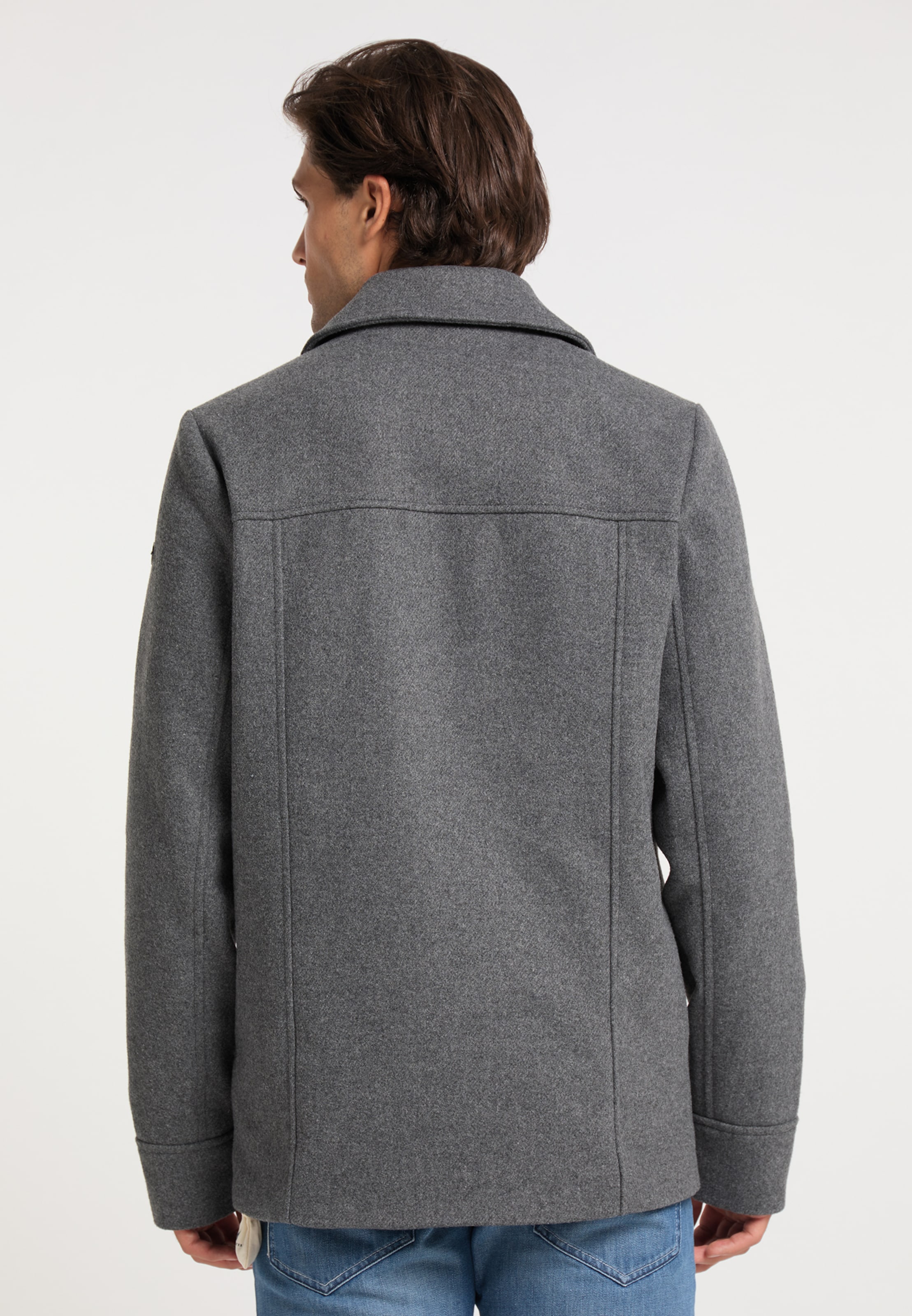 Manteaux Manteau mi-saison DreiMaster Vintage en Gris Foncé 