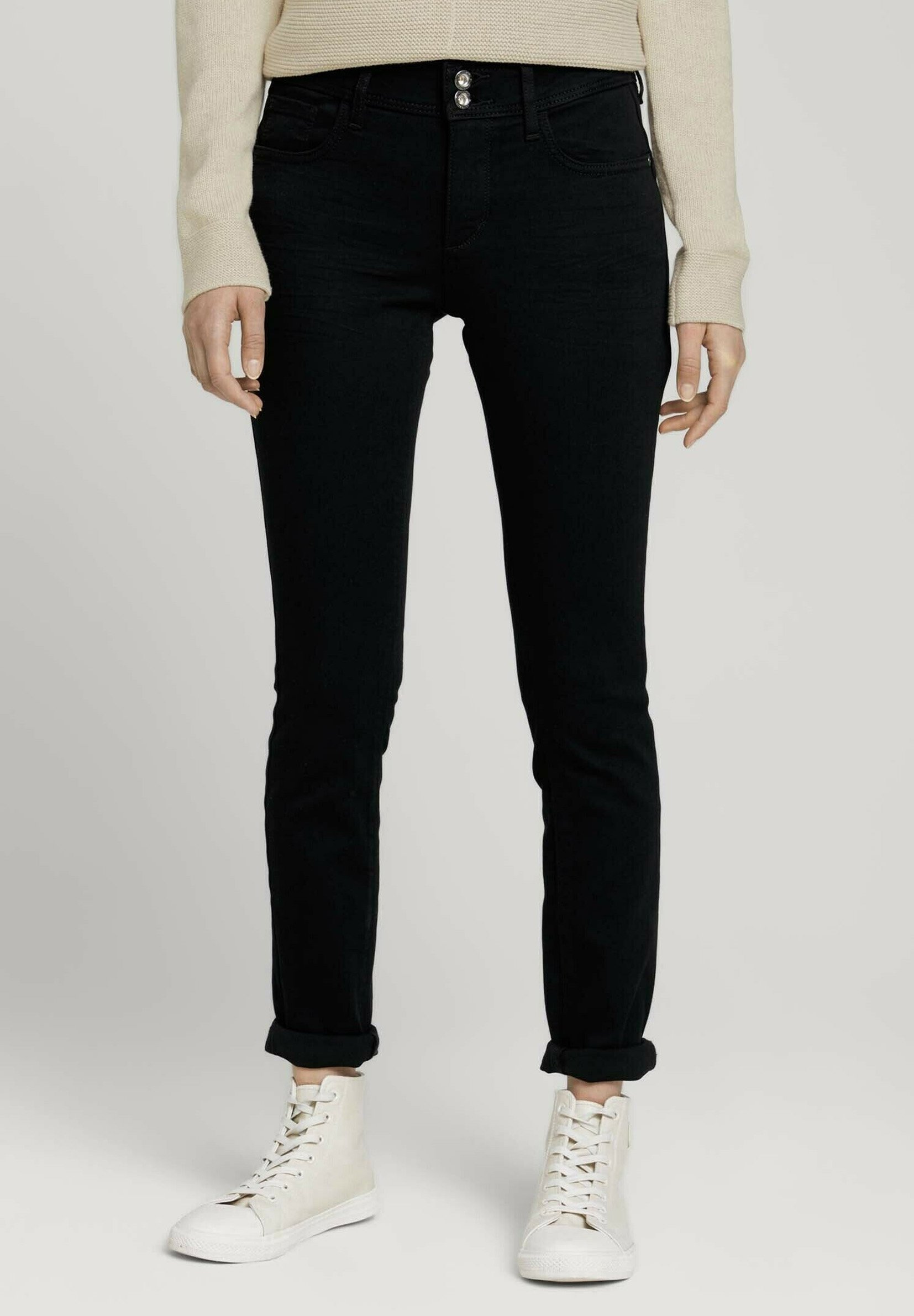 Jeans TOM TAILOR SKINNY - Jean slim - black black denim