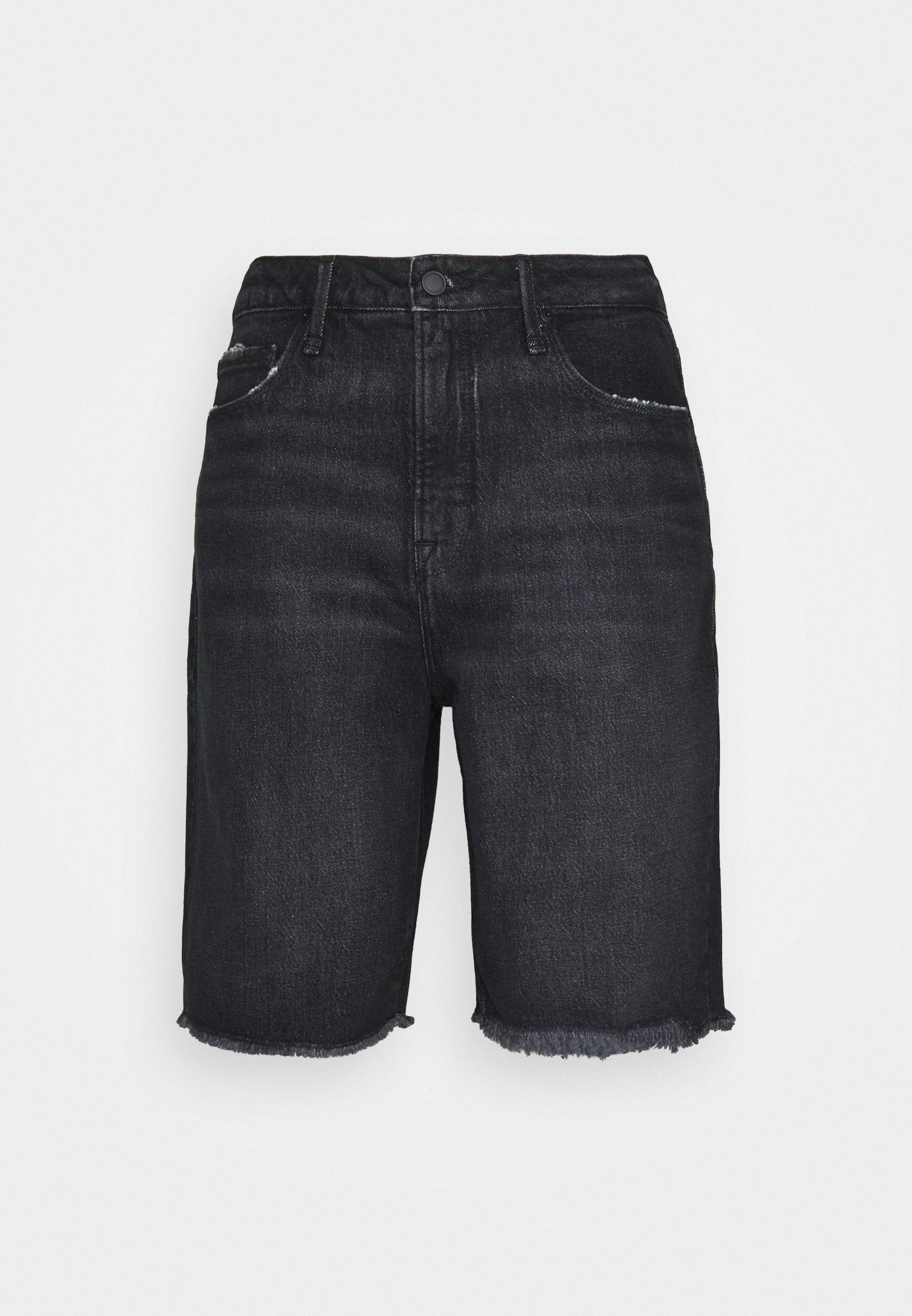 Femme Good American BERMUDA - Short en jean - black