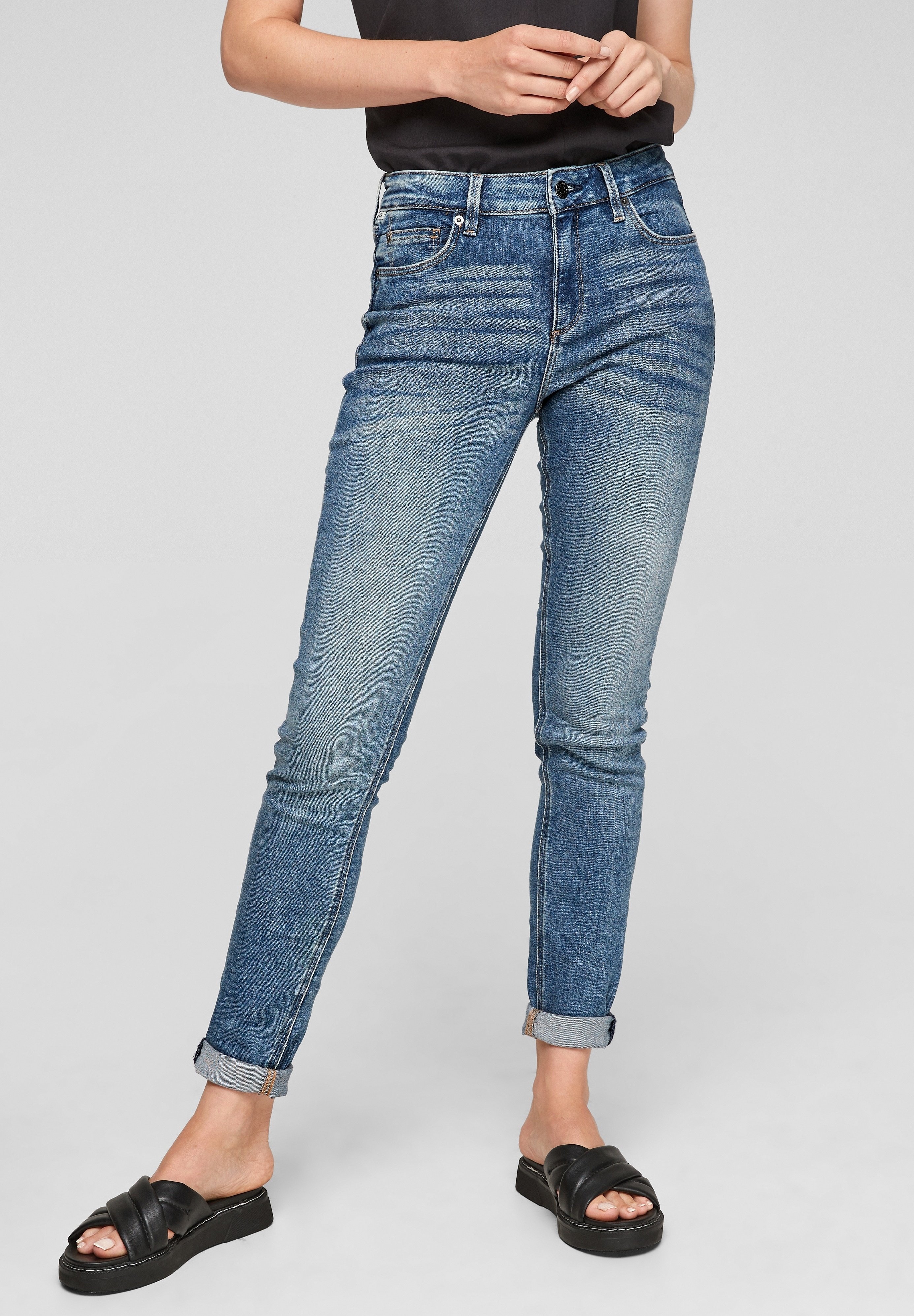 Femme s.Oliver Jean slim - dark blue