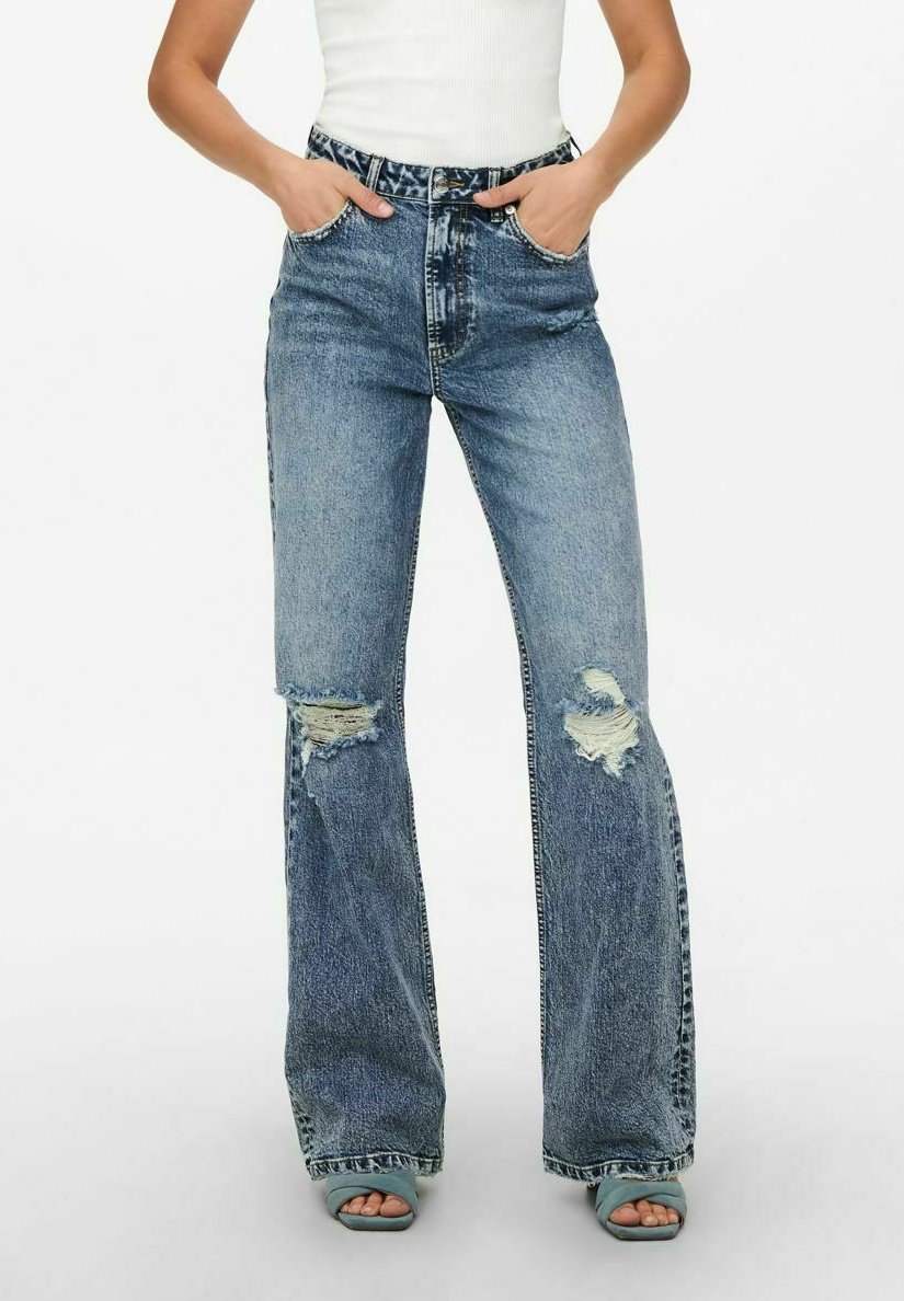 Jeans ONLY Jean flare - medium blue denim